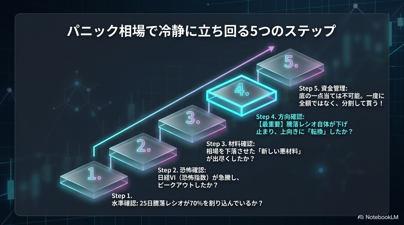 パニック相場で冷静に立ち回る5つのステップ