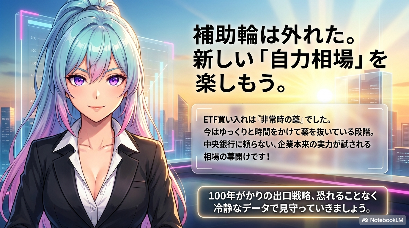 スライド⑬：outro ― 補助輪は外れた。新しい「自力相場」を楽しもう