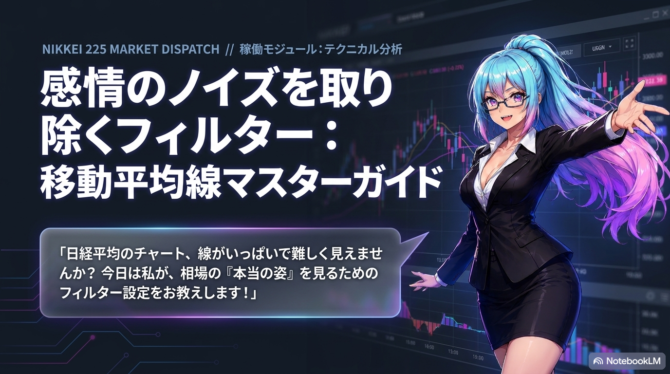 感情のノイズを取り除くフィルター ― 移動平均線マスターガイド