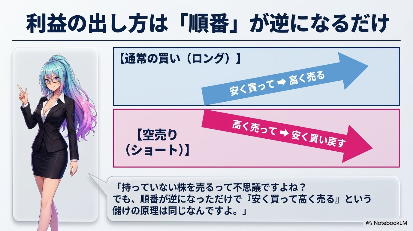 利益の出し方は順番が逆になるだけ