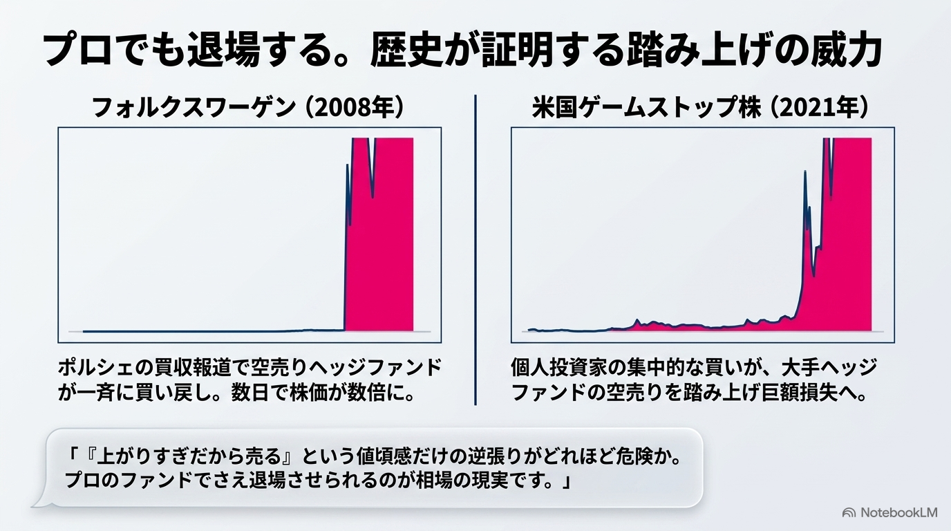 プロでも退場する 歴史が証明する踏み上げ VW2008・GME2021