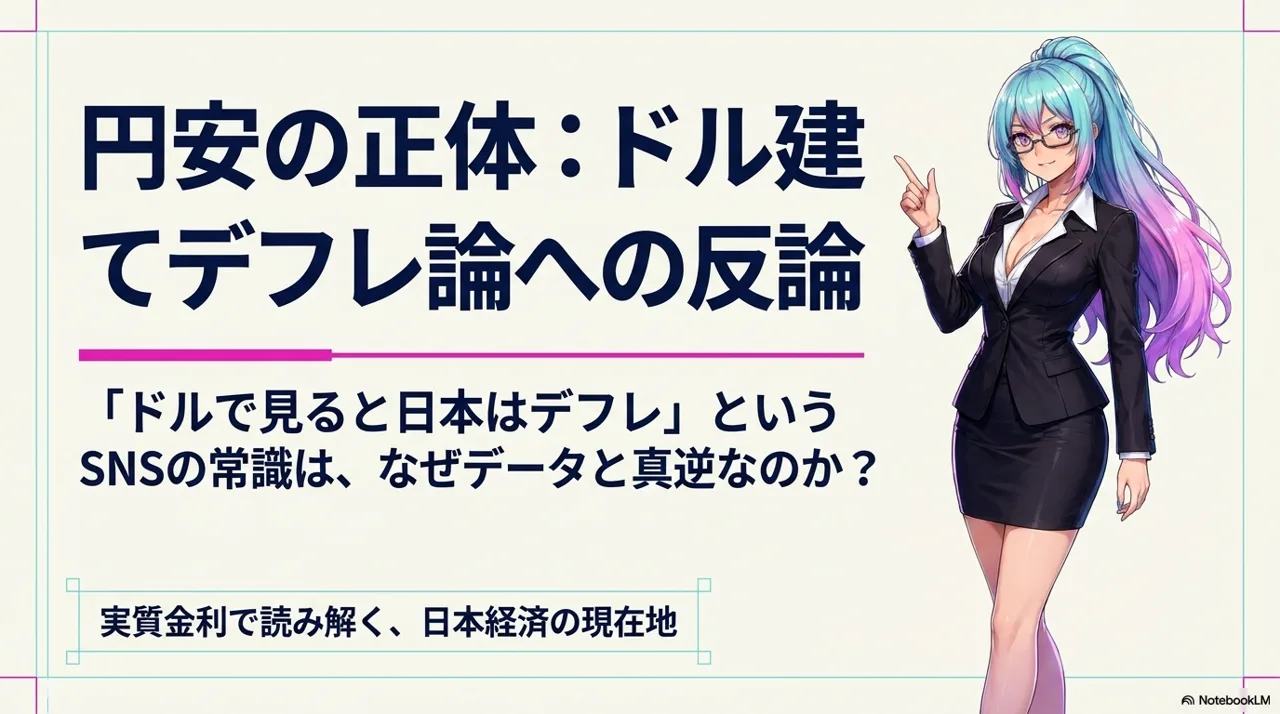 円安の正体: ドル建てデフレ論への反論(シリーズ第1回)
