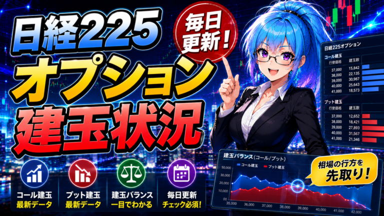 日経225オプション建玉状況【毎日更新】