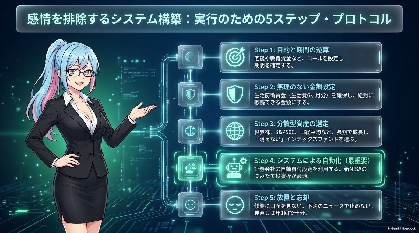 感情を排除するシステム構築：実行のための5ステップ・プロトコル